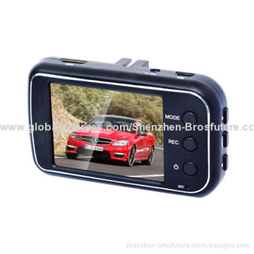 Car Dash Cam, FHD 1,080P, 120 Degrees Viewing Angle, Motion Detection and G-sensor, Loop Recording